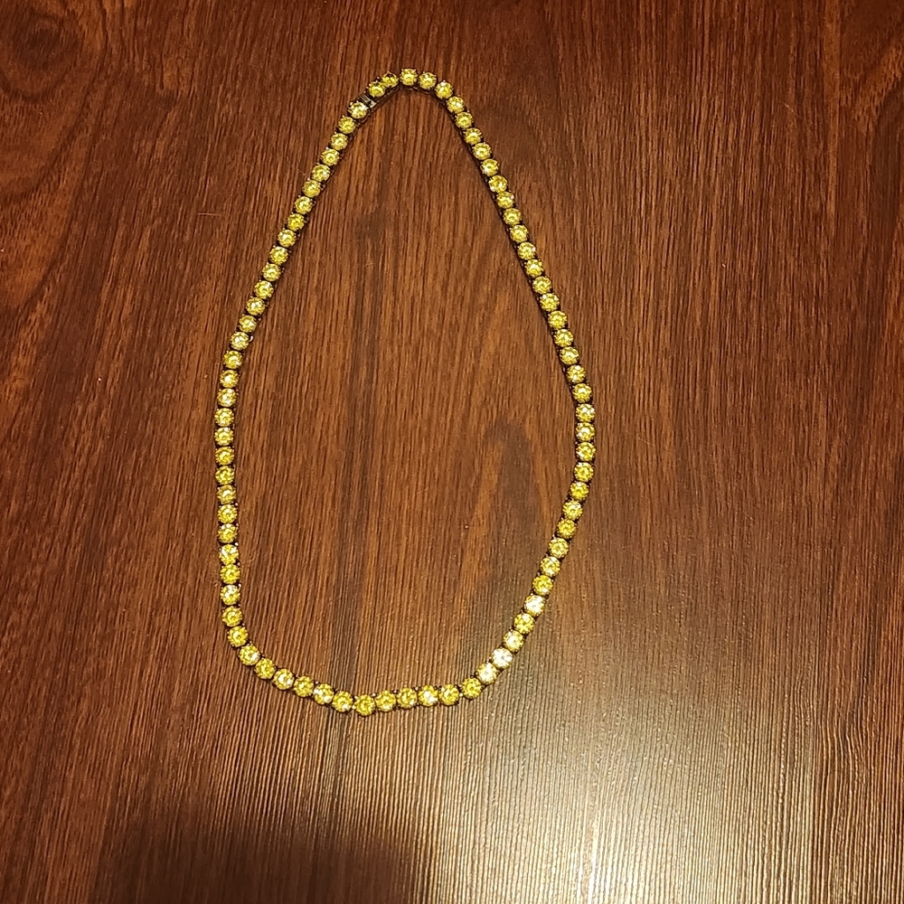 Yellow Tennis Chain